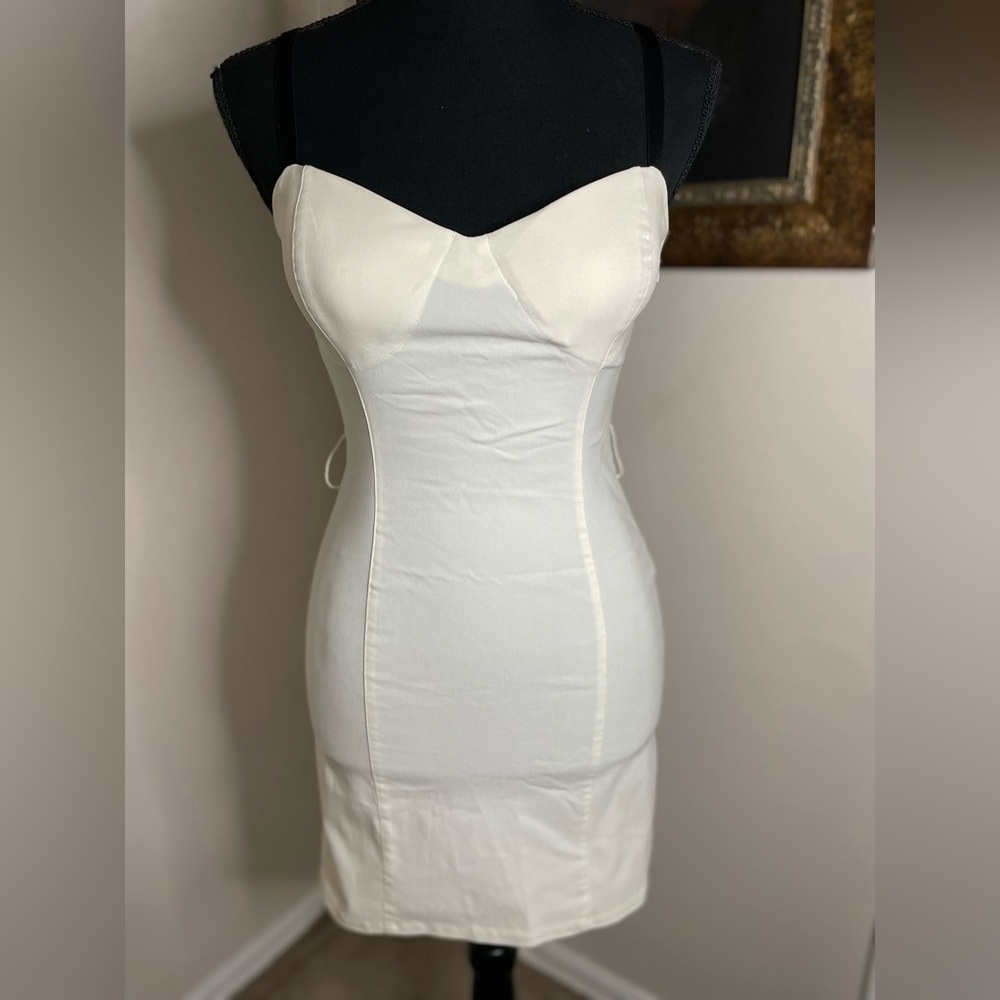 White guess dress